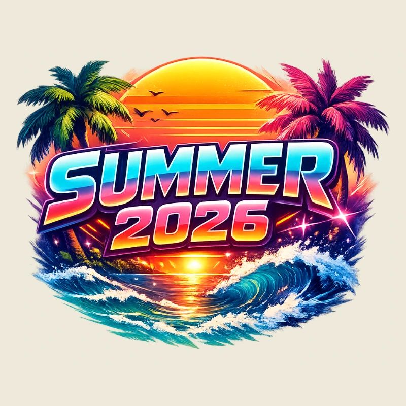 Sommer 2026 Neon Retro