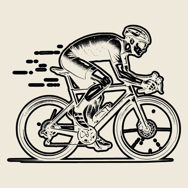 Motif emblématique du vélo de route