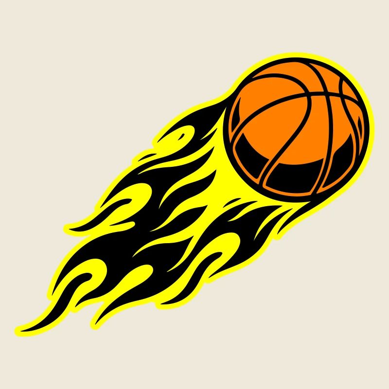 Basketball Flamme