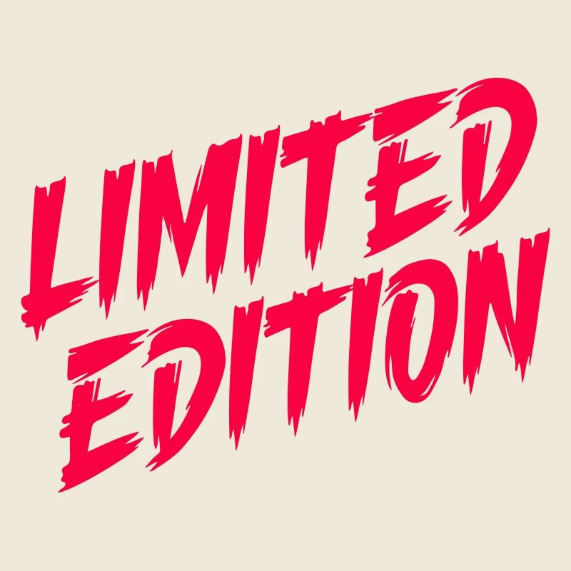 Limitierte Edition Neon Pinseltext