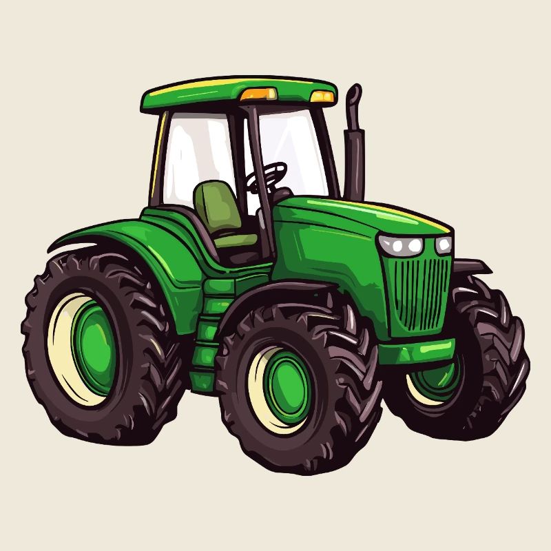 Tracteur vert