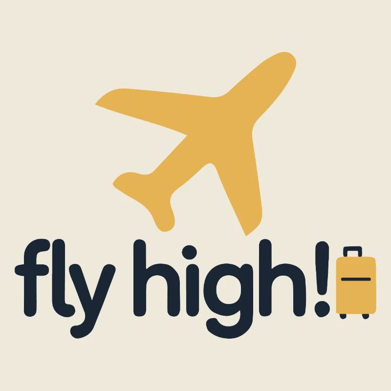 Fly High Travel Icon Tee