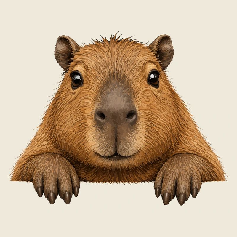 Kuscheltier Capybara Cartoon