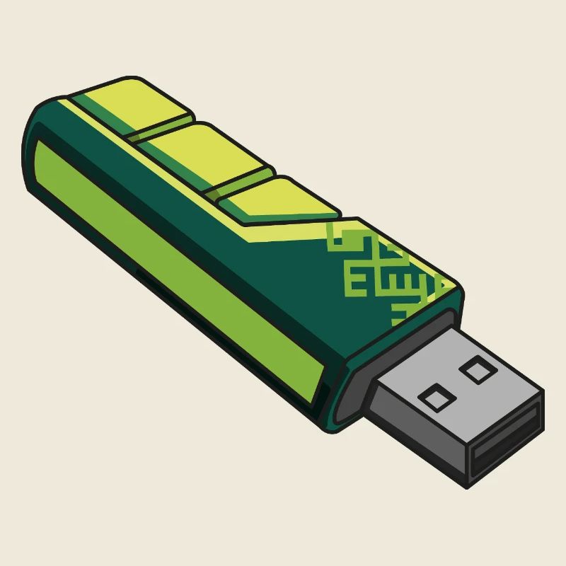 usb_en_tonos_verdes