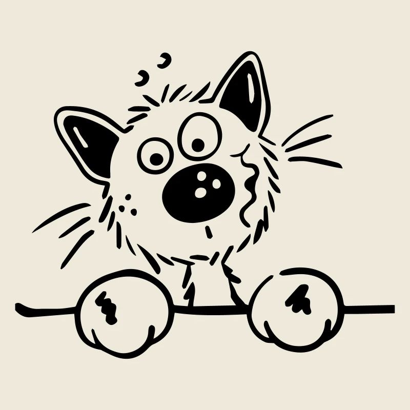Neugierige Katze
