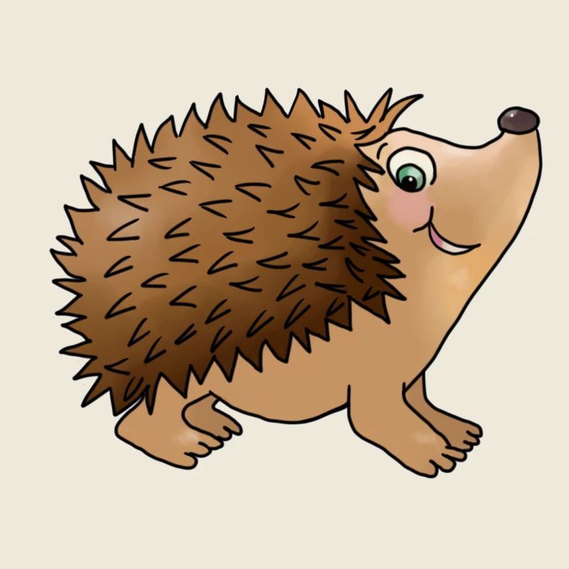 Freundlicher Igel