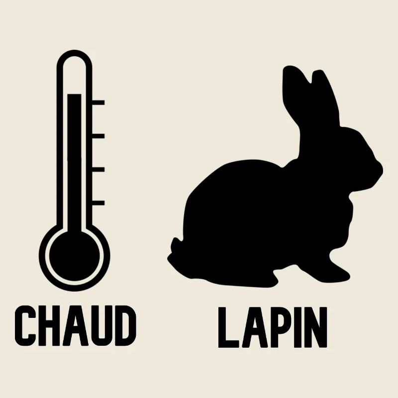 Chaud lapin (typo noire)