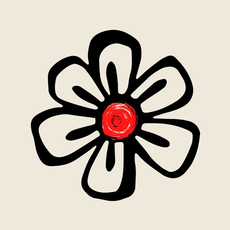 Une fleur noire pour habiller vos envies- Kook Art