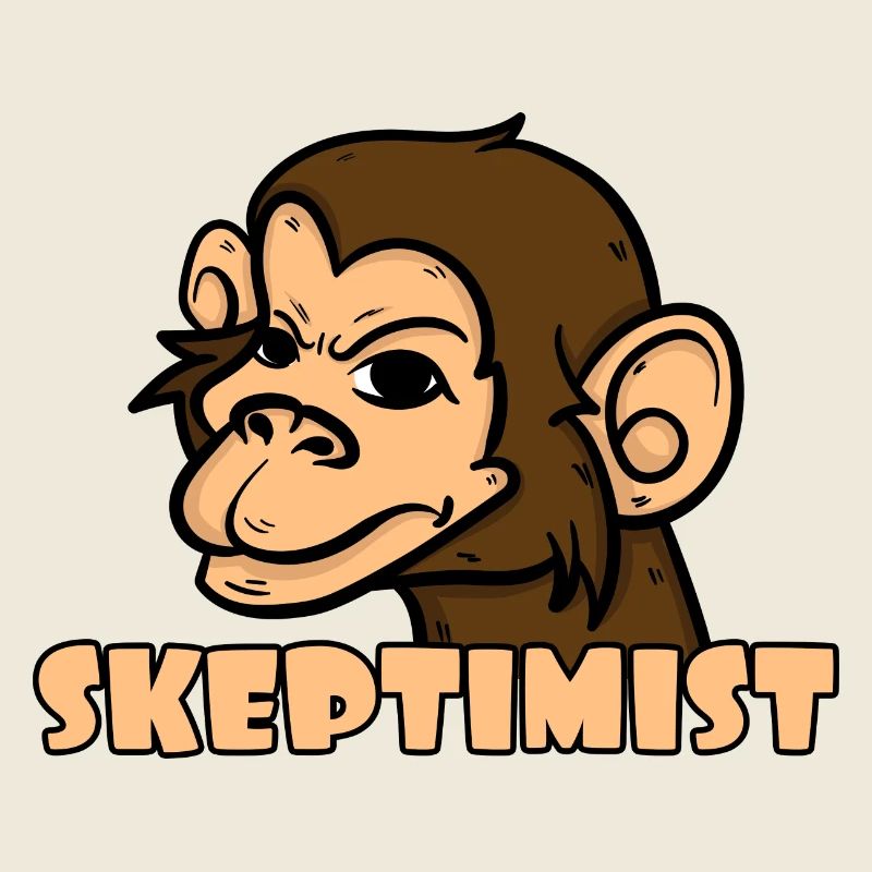 Skeptiker Affe - Skeptimist