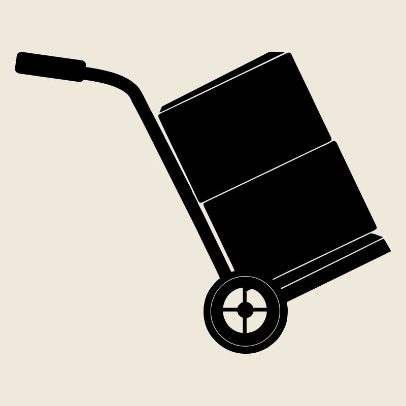 Déménageur de chariot avec deux boîtes
