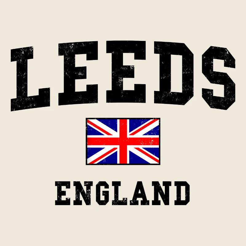 Leeds England Flagge Design