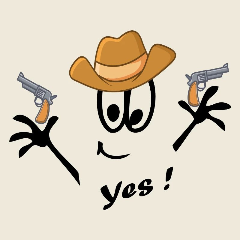 Cowboy, Karneval, Comic