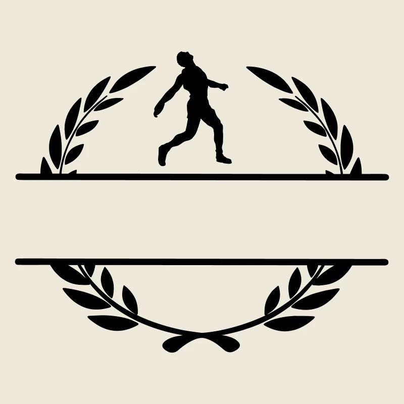 Diskuswerfer, Sieger im Lorbeerkranz