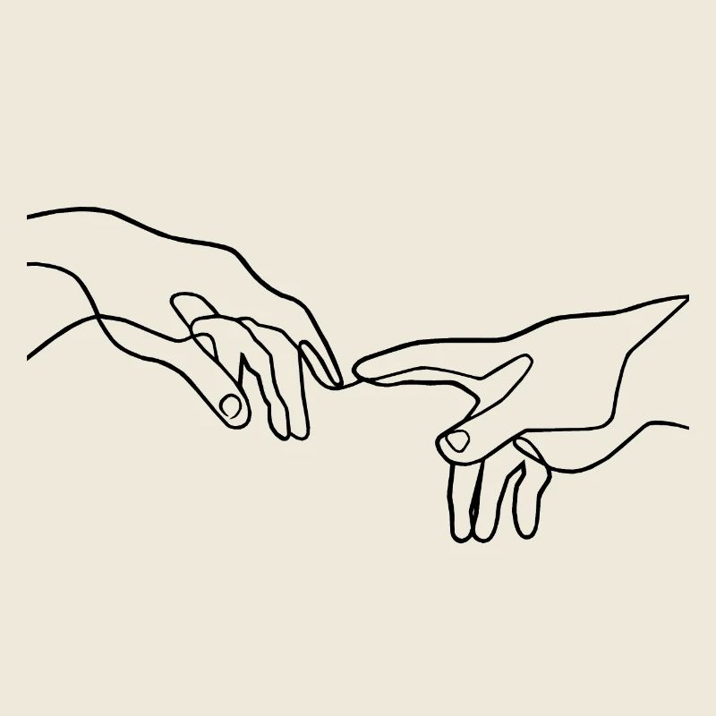 La création des mains d’Adam