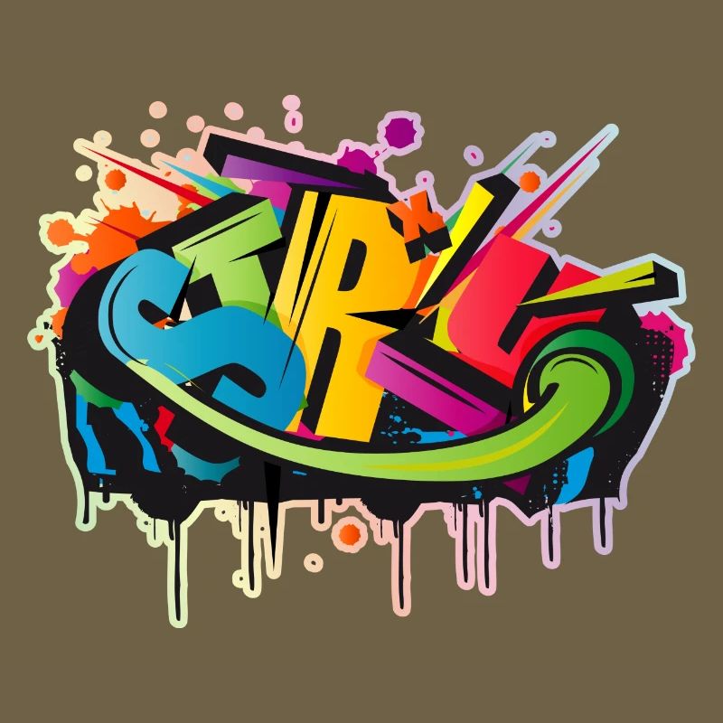 graffiti d’art urbain coloré cool comme STYLE-WRITING