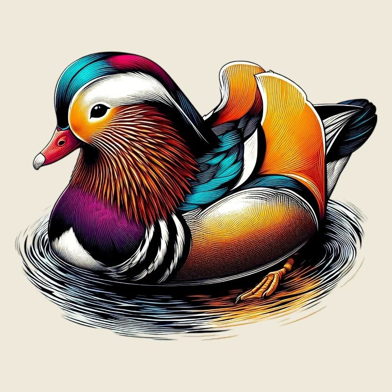 Mandarin duck