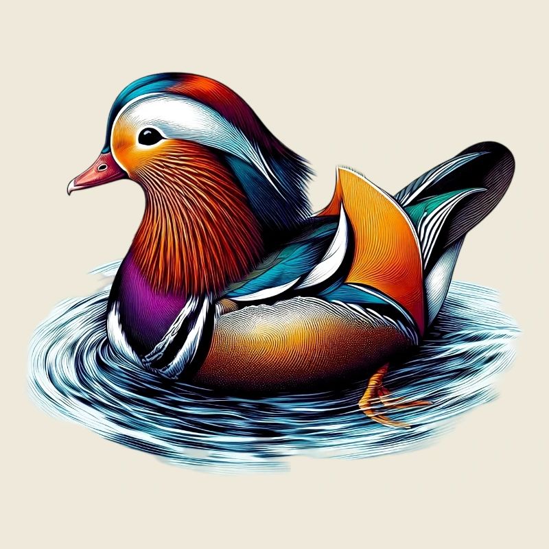 Mandarin duck