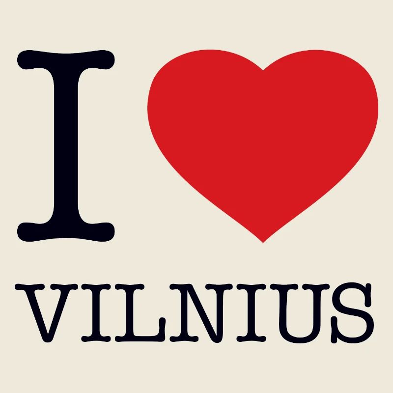 J’AIME VILNIUS Lituanie Litauen