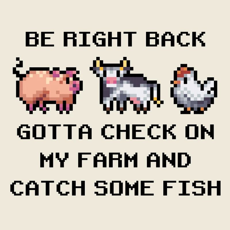 Pixel Farm – Animaux de la ferme rétro