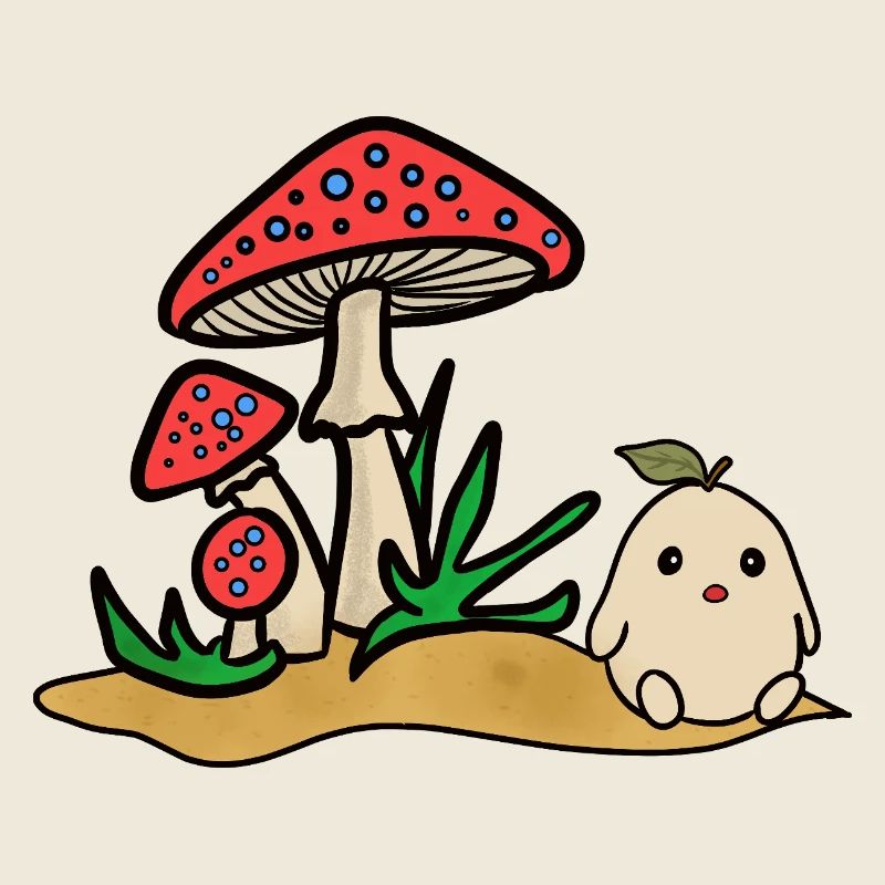Tama und Pilze 