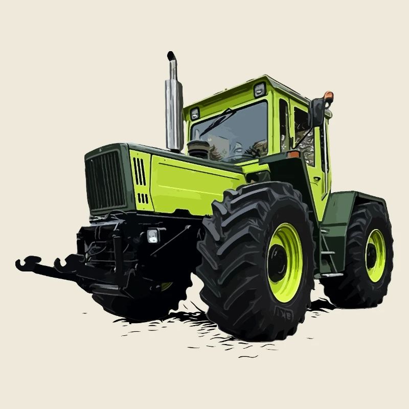 Grüner Gigant der Felder