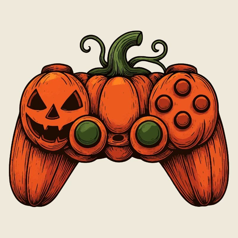 Halloween Controller Kürbis-Duo