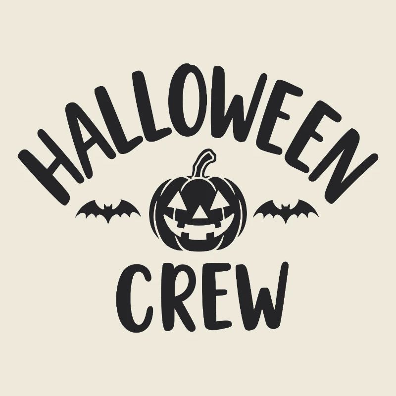 Halloween Crew Kürbiskopf Truppe
