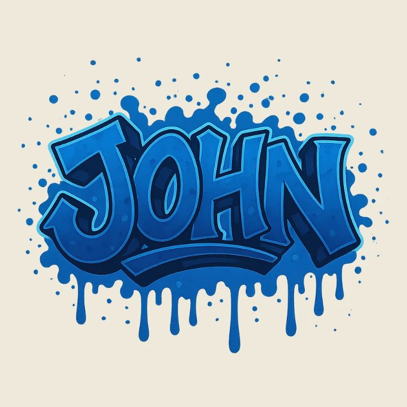 Graffiti JOHN Name Gift Ideal Printable On
