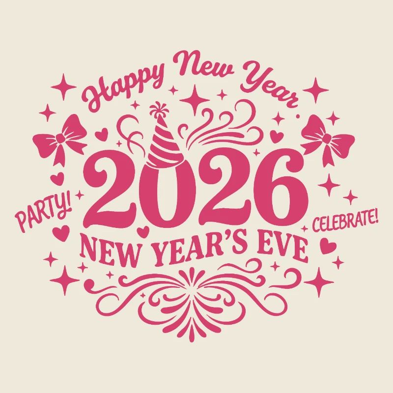Feiern Sie Silvester-Feuerwerksdesign 2026