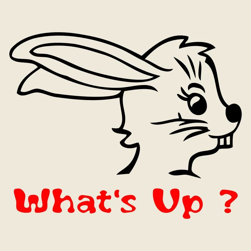 Hase im Osterstress