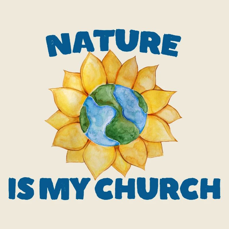Église de la nature Tournesol Earth Globe