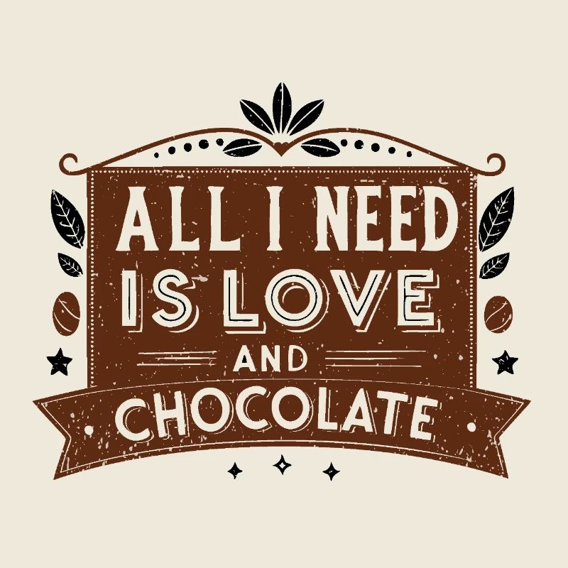 all i need is love and chocolate