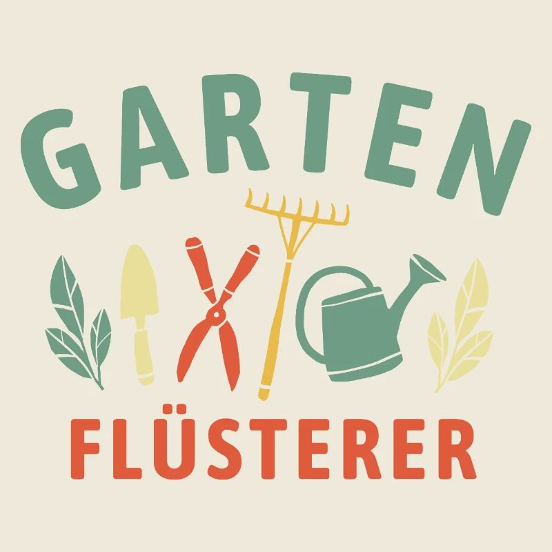 Garten Flüsterer - Retro Gärtner Natur
