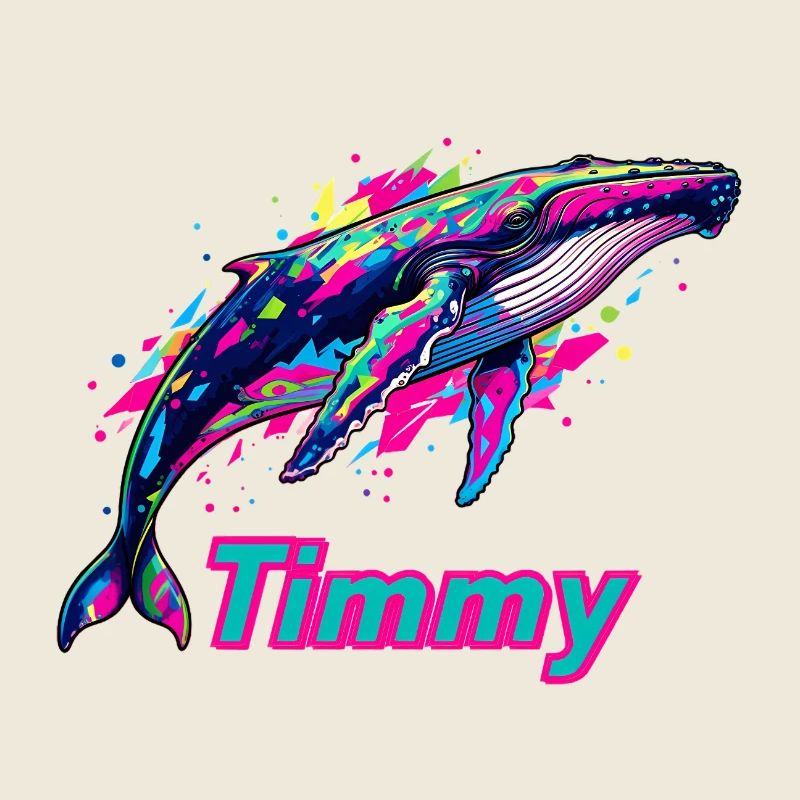 Graffiti néon de Timmy