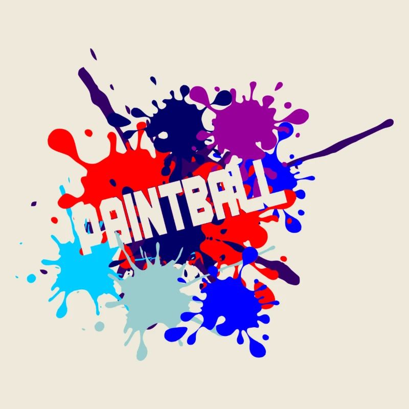Texte de paintball découpé