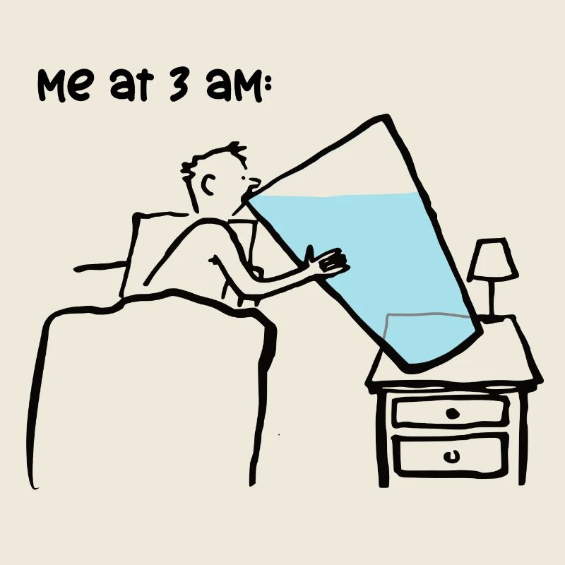 I at three o'clock at night!