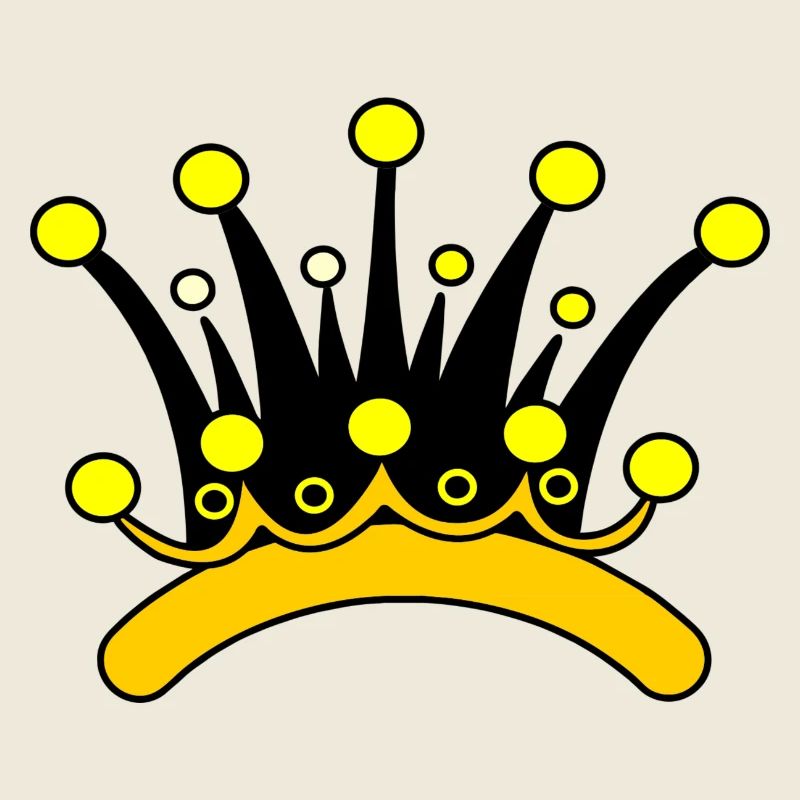 Couronne partie dorée