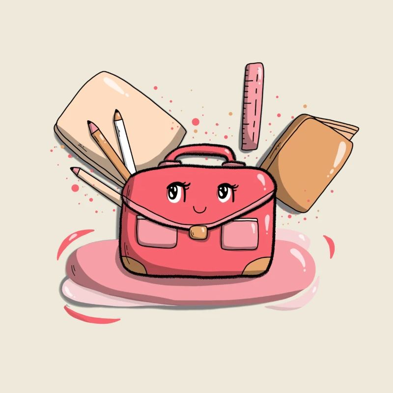 Cartable Rose