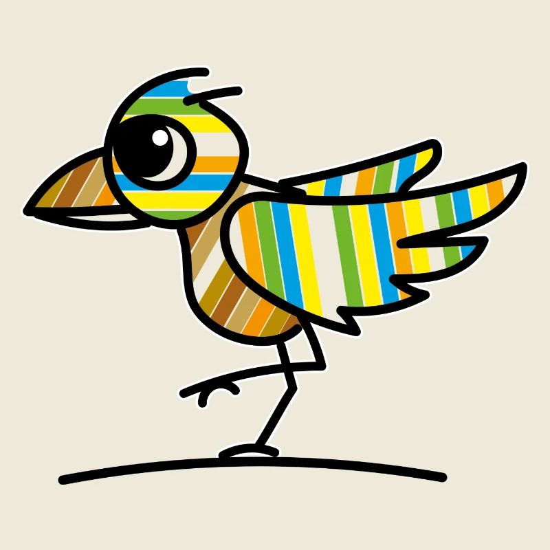 Oiseau coloré