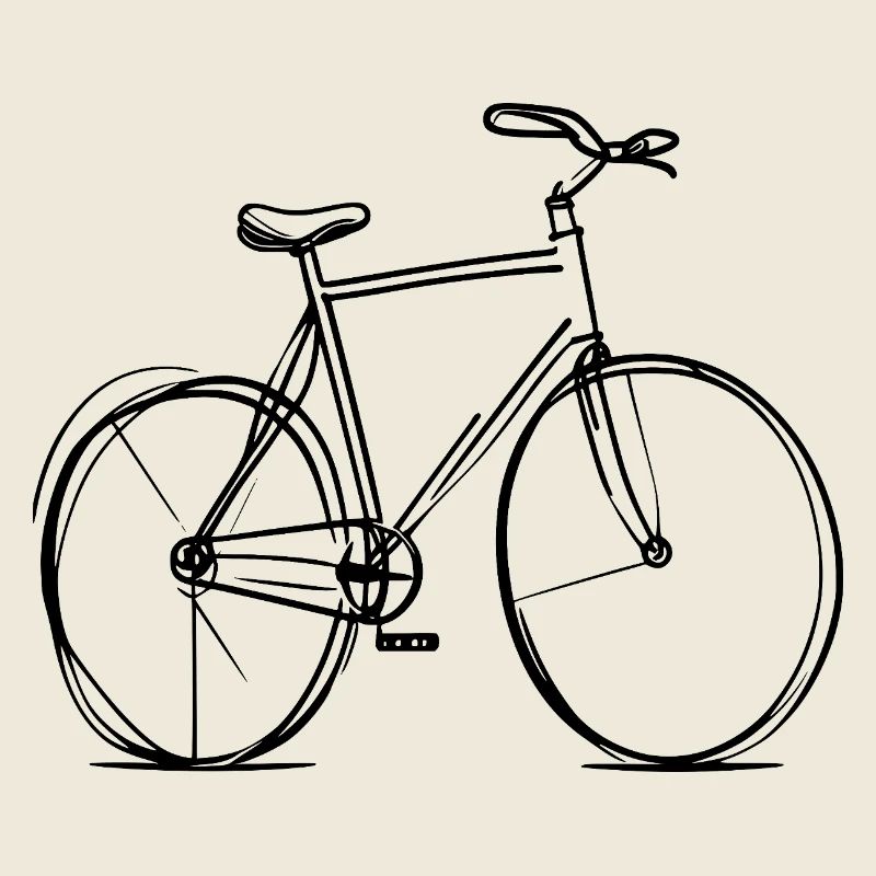 Bicycle Line Drawing