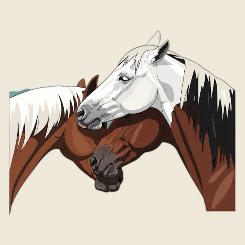 Horse connection - best friends