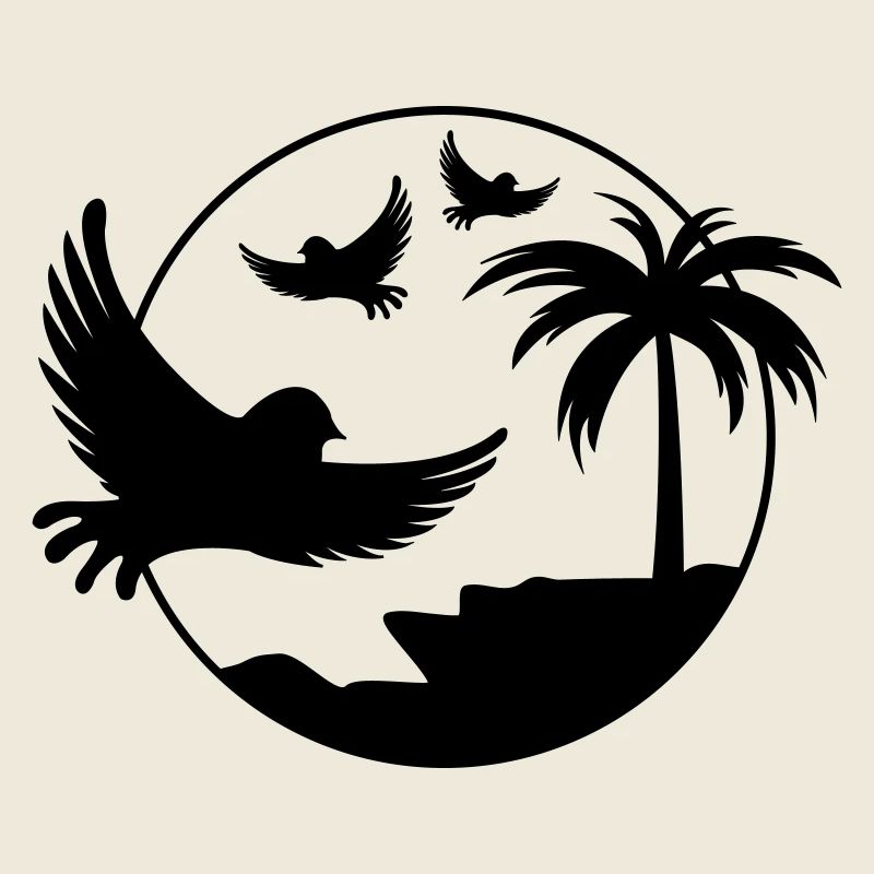Oiseaux de l’île paradisiaque