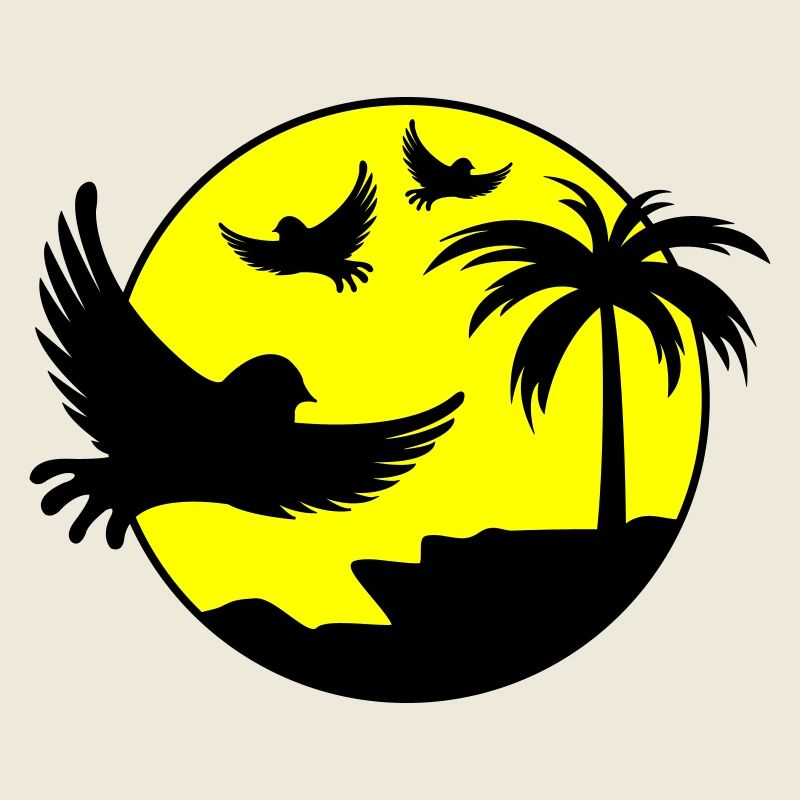 Oiseaux de l’île paradisiaque