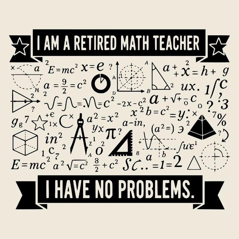 Humor eines pensionierten Mathematiklehrers