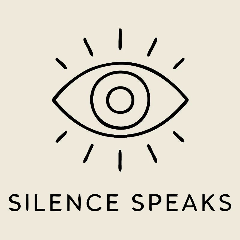 Minimalist Eye T-Shirt in Symbol Style