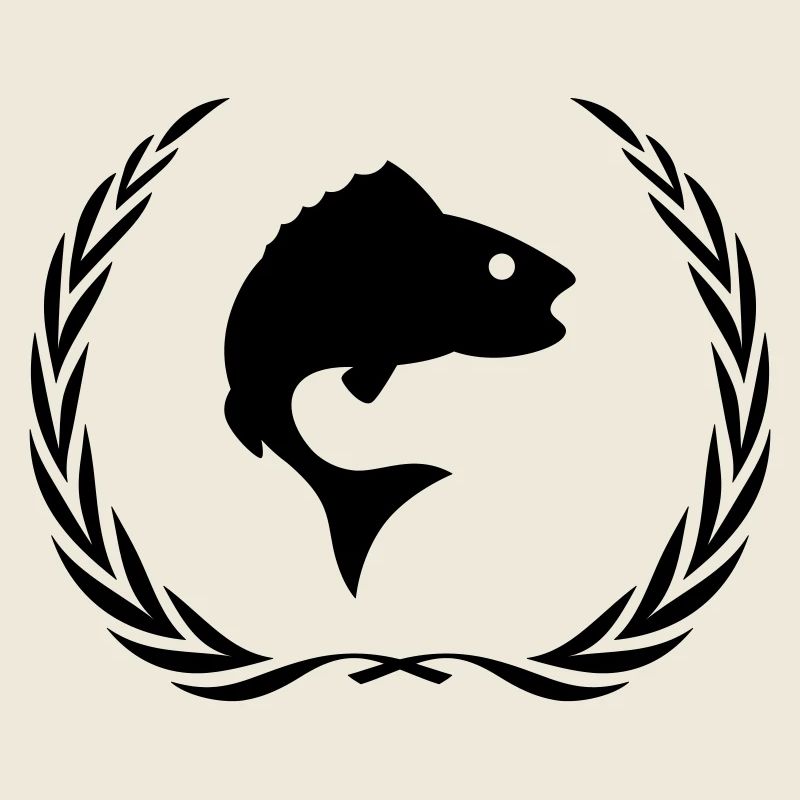 Fisch Symbol Kranz