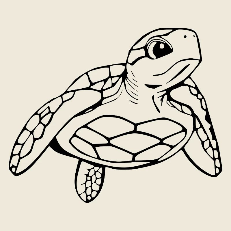 Turtle Black Turtles T-shirt Gift