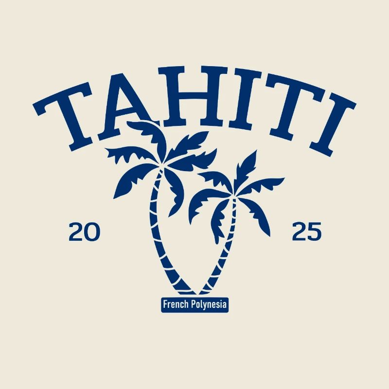 Tahiti - Palme - Palmen - French Polynesia Strand