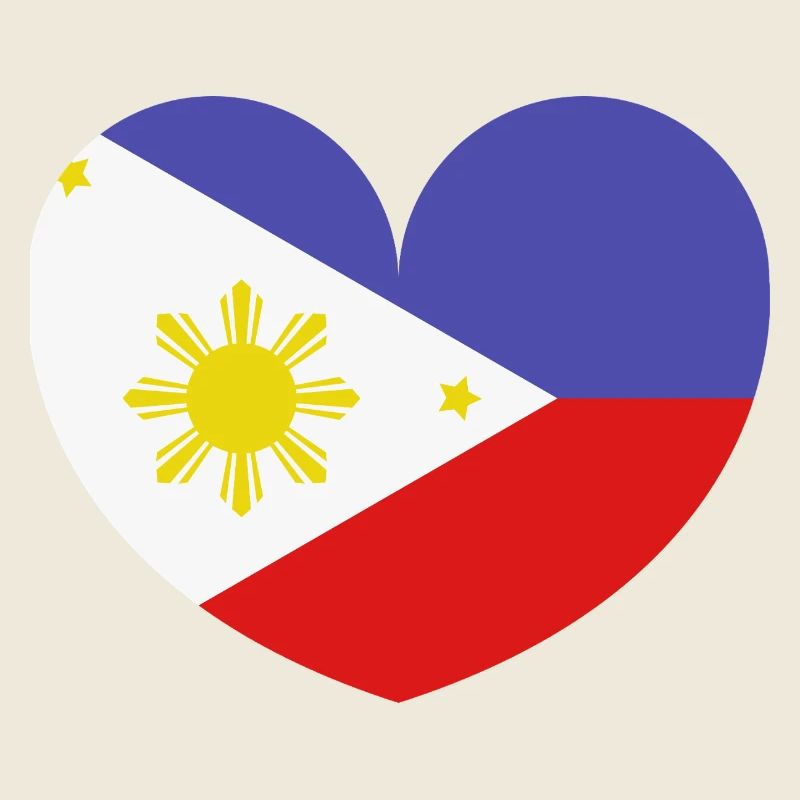 Philippines heart flag