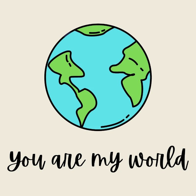 Du bist meine Welt.
